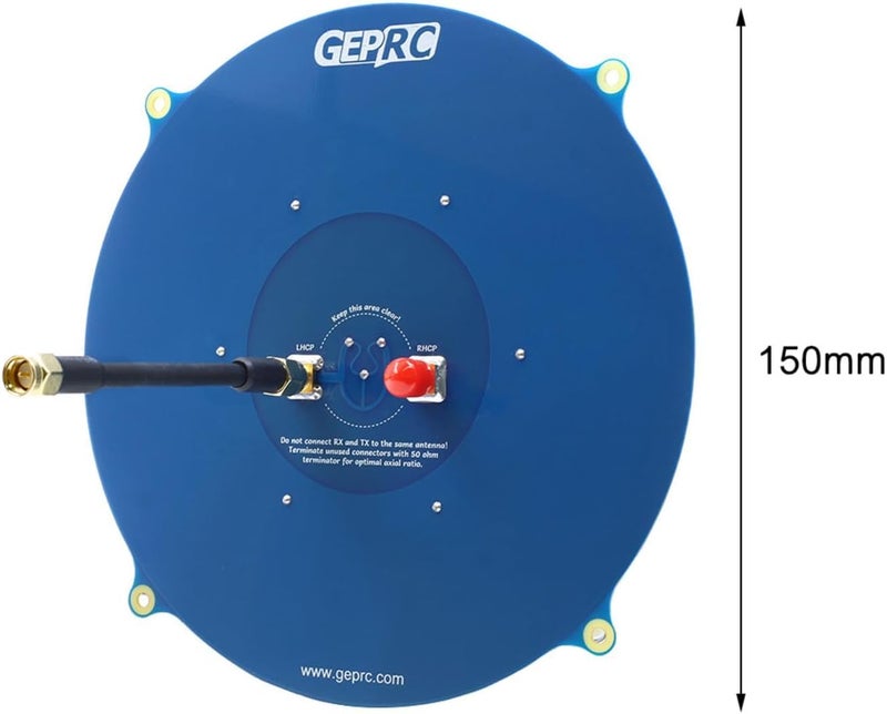 usmile Triple Feed Patch Array High Gain Long-Range Receiver Patch Antenna 5.8G 14dBi Directional LHCP RHCP Antenna for RC FPV Goggle Skyzone 02s 03 Eachine EV800D EV200D FatShark HDO HD3 - Image 3